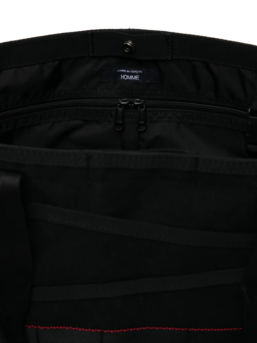 Comme des Garçons Homme Shopper met logopatch Zwart