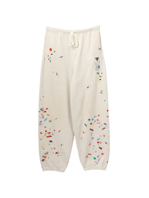 Maison MIHARA YASUHIRO pantalones con estampado gráfico
