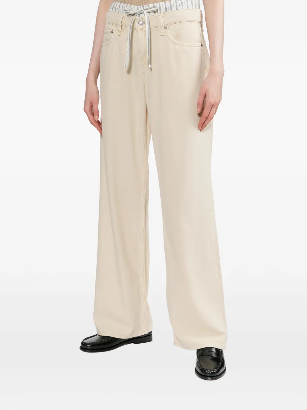 rag & bone The Sage straight jeans Beige