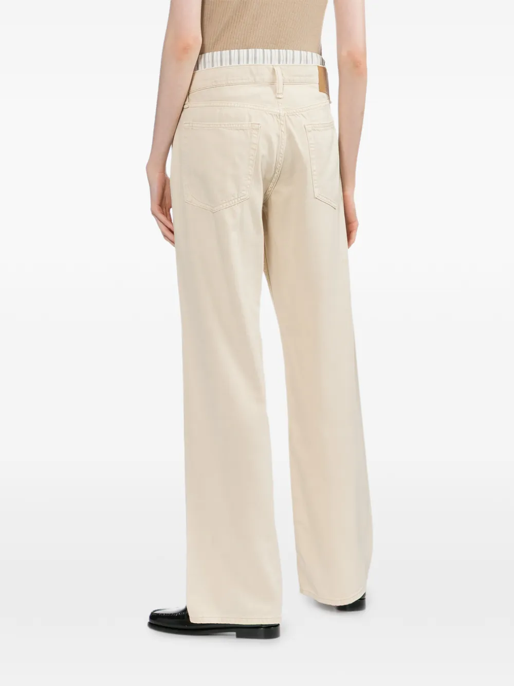 rag & bone The Sage straight jeans Beige