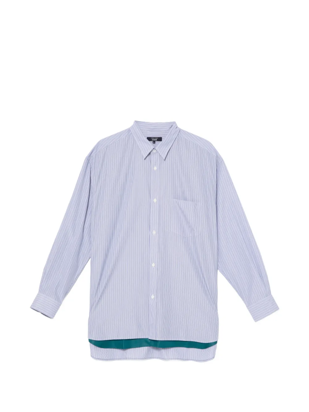Comme des Garçons Homme Camicia a righe - Blu