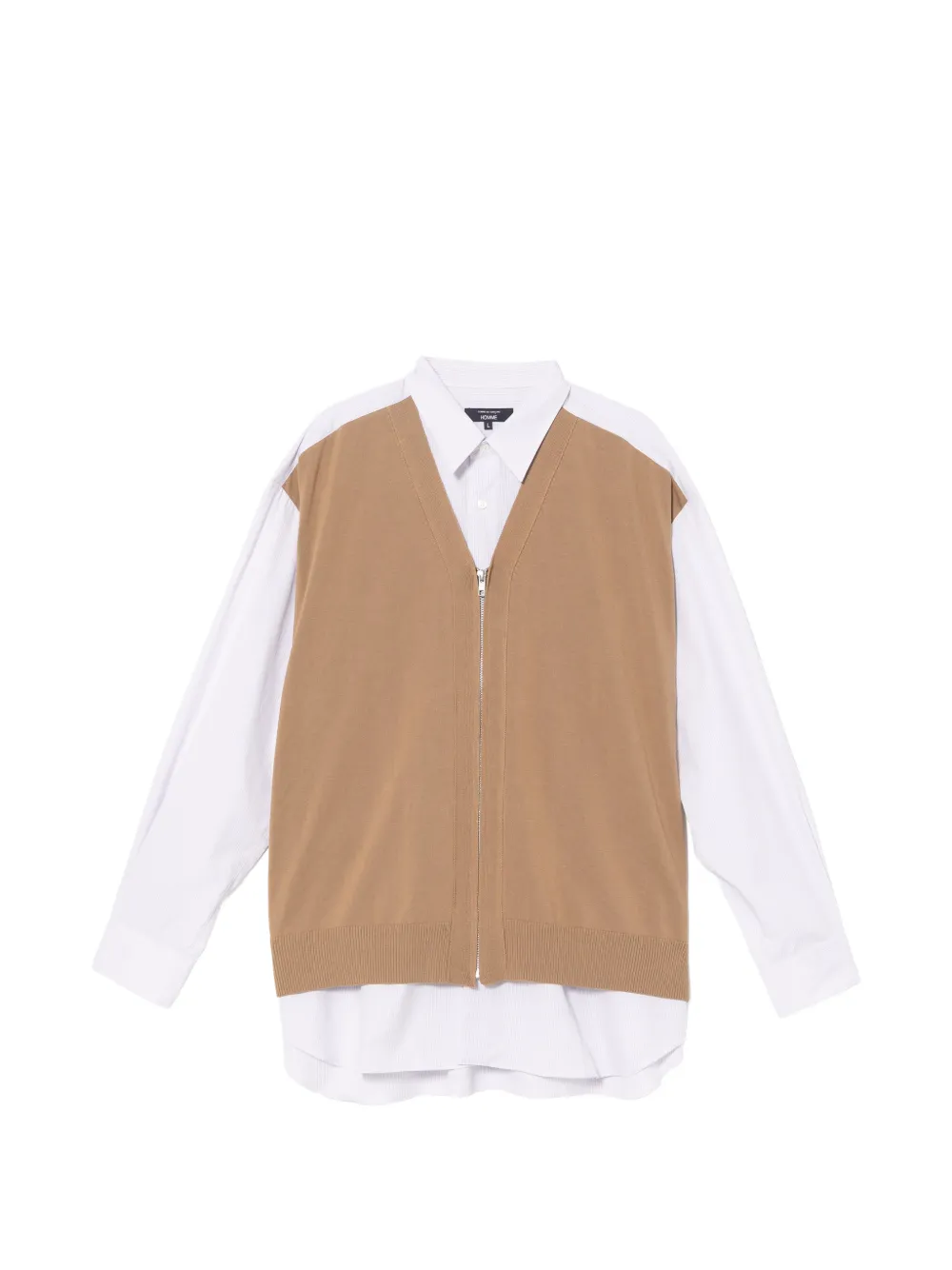 Comme des Garçons Homme Camicia a righe - Bianco