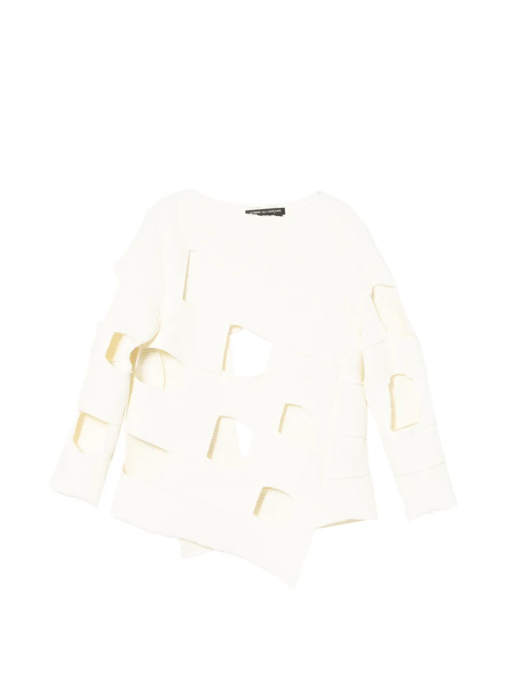 Comme des Garçons Homme Plus Pullover mit Cut-Out - Nude