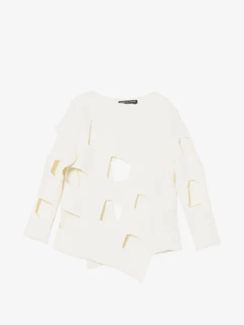 Comme des Garçons Homme Plus cut-out sweater