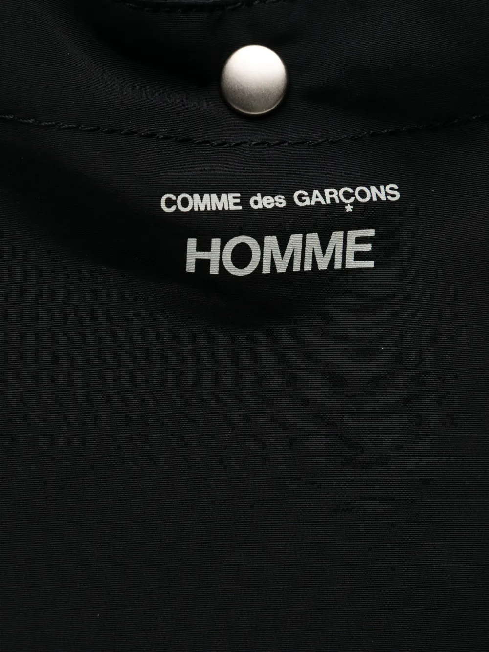Comme Des Garçons Homme logo-print shoulder-strap Tote Bag | Black