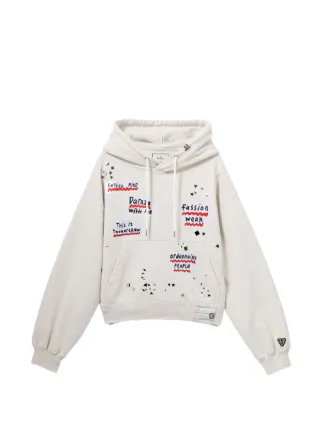 Maison MIHARA YASUHIRO ステッカーフーディ Maison MIHARA YASUHIRO デコラティブステッカー パーカー