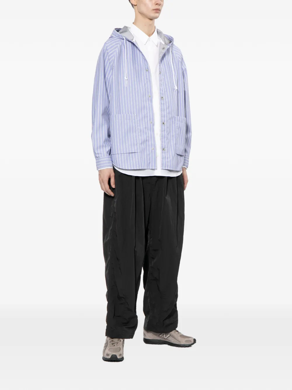 Comme des Garçons Homme Broek met toelopende pijpen Zwart