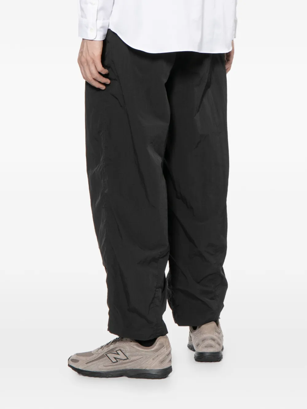 Comme des Garçons Homme Broek met toelopende pijpen Zwart
