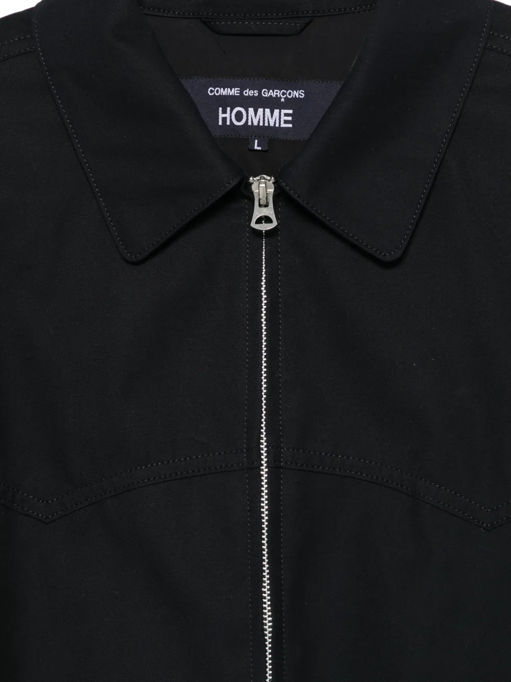 Comme des Garçons Homme Jack met rits Blauw
