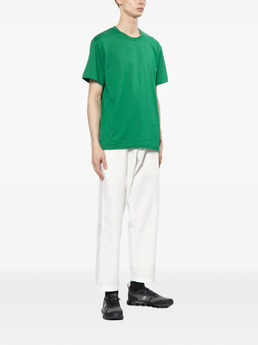 Comme des Garçons Homme Plus T-shirt met ronde hals Groen