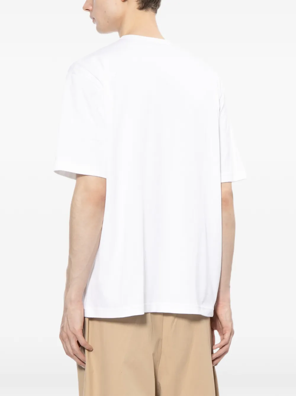 Comme des Garçons Homme T-shirt met logoprint Wit