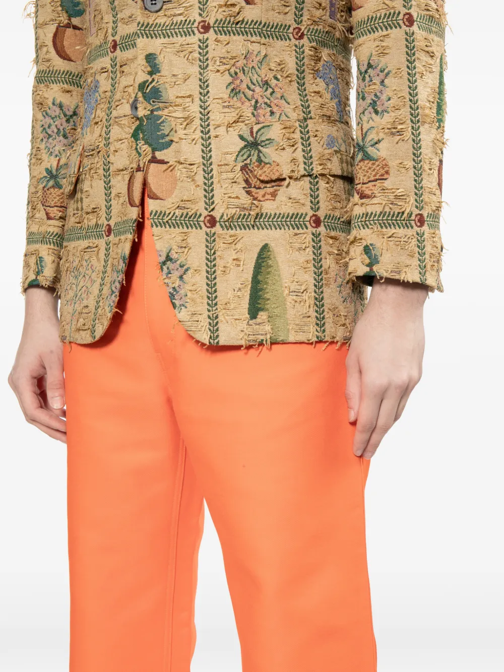 Junya Watanabe MAN Katoenen broek Oranje