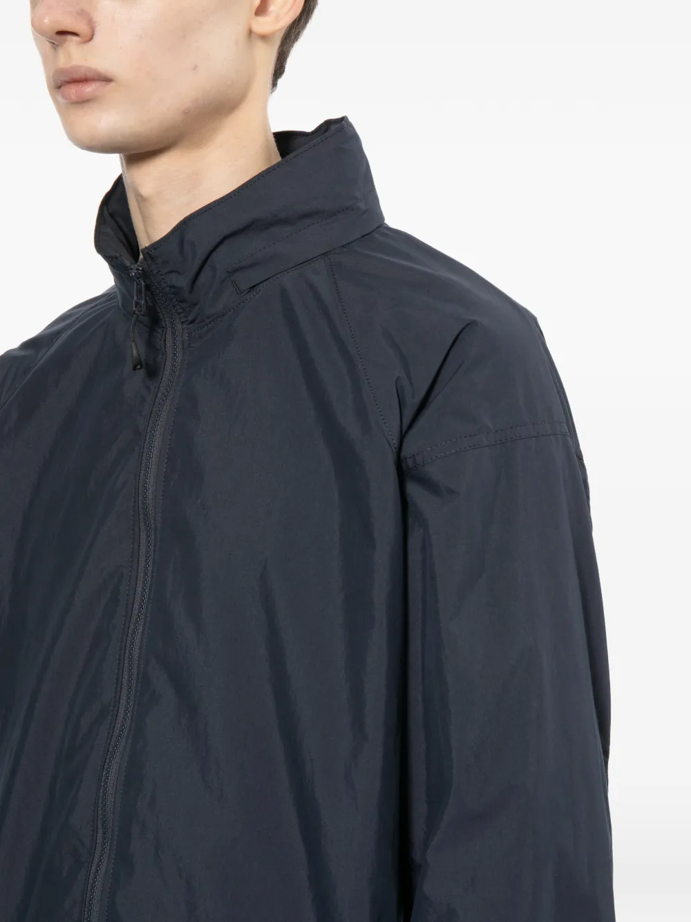 Comme des Garçons Homme Jack met capuchon en rits Blauw