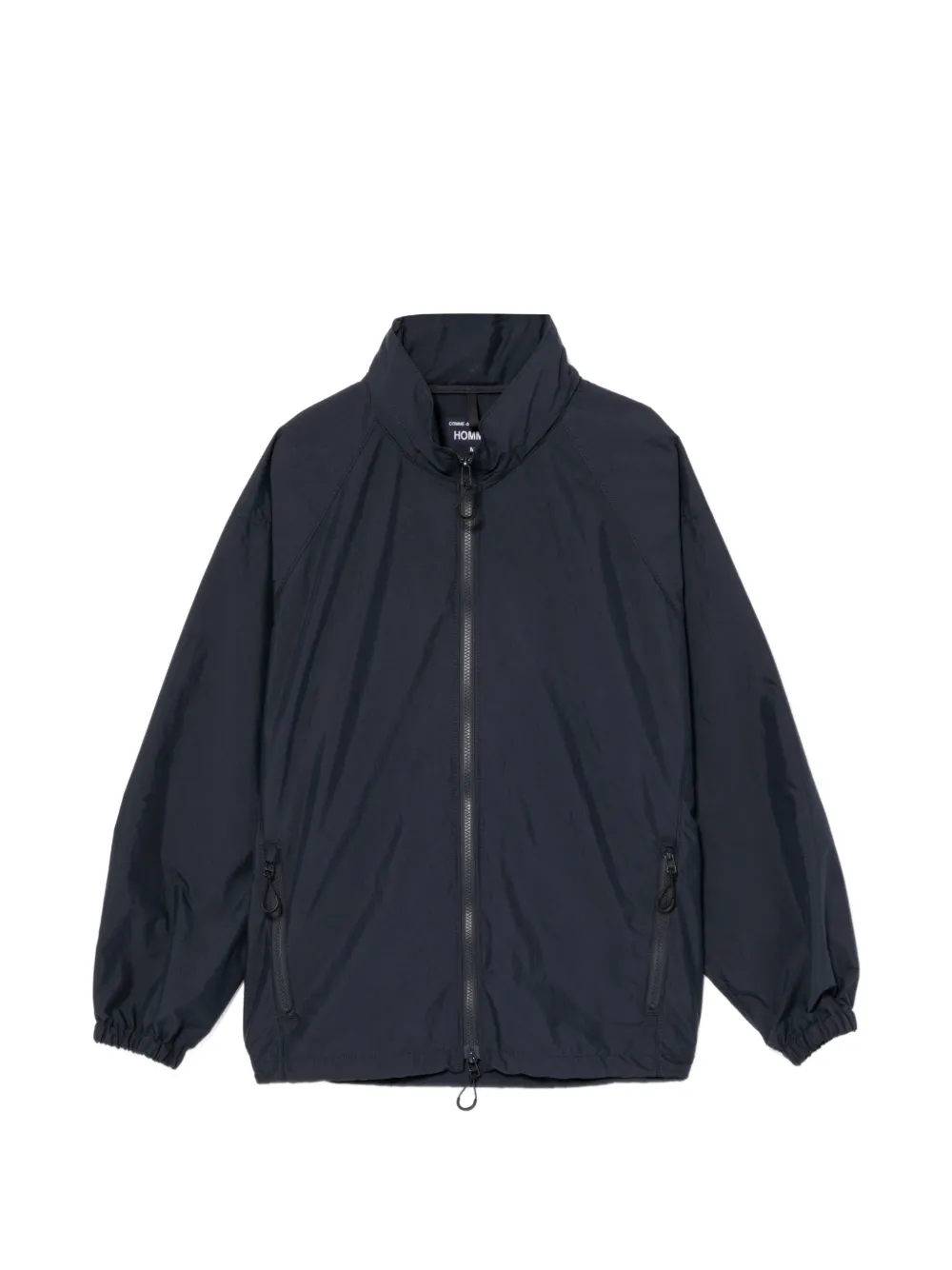Comme des Garçons Homme Giacca a collo alto con maniche raglan - Blu