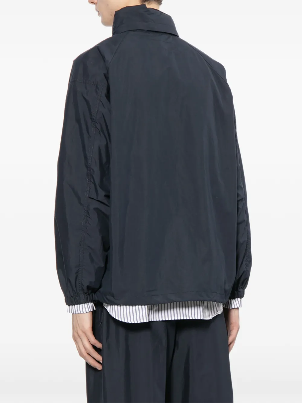 Comme des Garçons Homme Jack met capuchon en rits Blauw