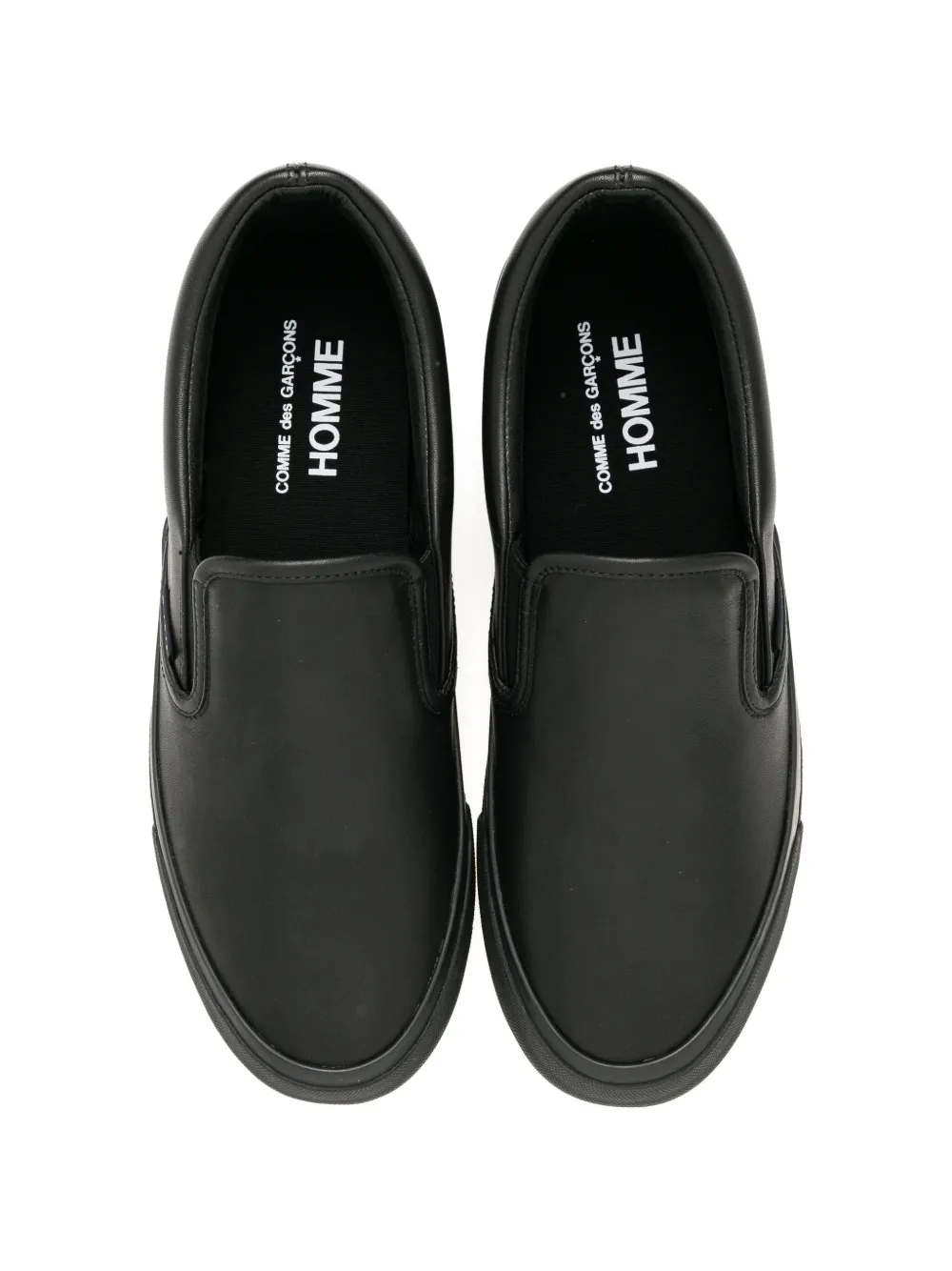 Comme des Garçons Homme Slip-on sneakers Zwart