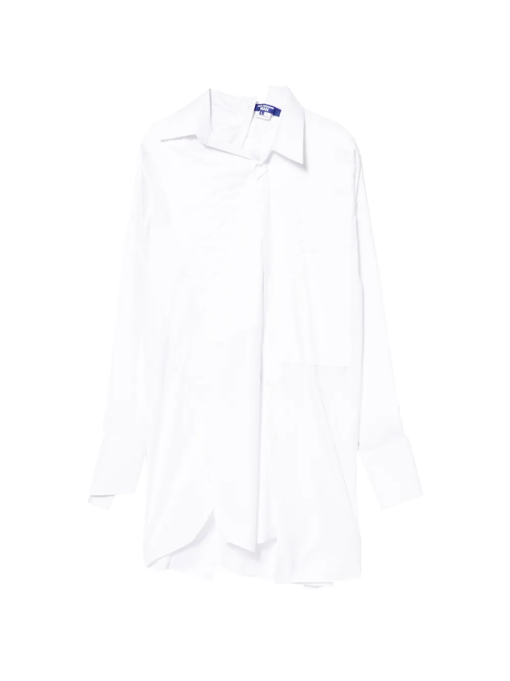 Junya Watanabe MAN Camicia con inserto plissettato - Bianco