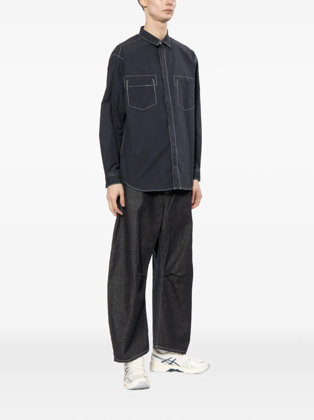  Comme Des Garçons Homme Cotton Jeans - Blue 