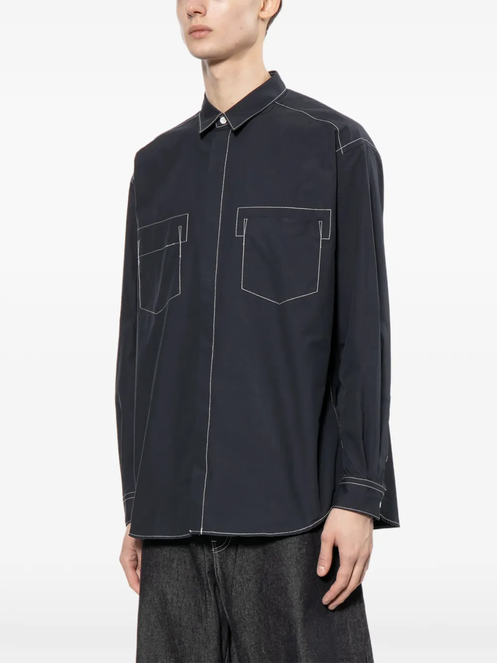  Comme Des Garçons Homme Cotton Jeans - Blue 