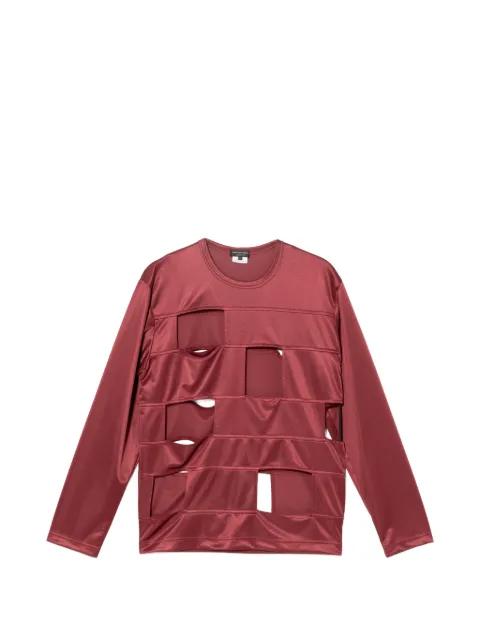 Comme des Garçons Homme Plus cut-out T-shirt