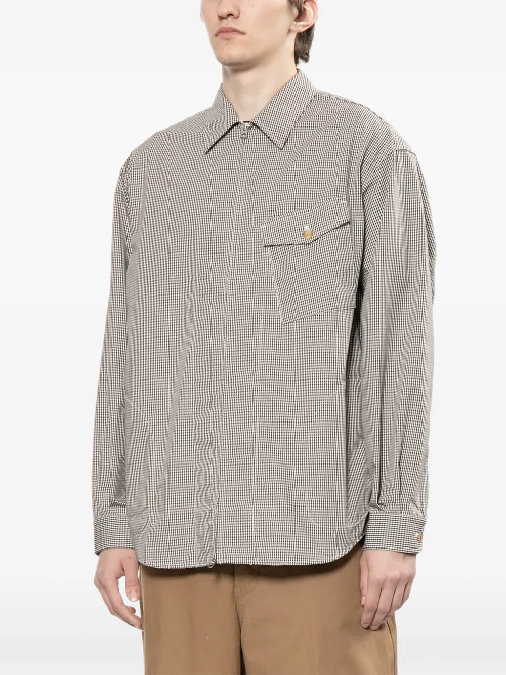  Comme Des Garçons Homme Checked Jacket - Brown 