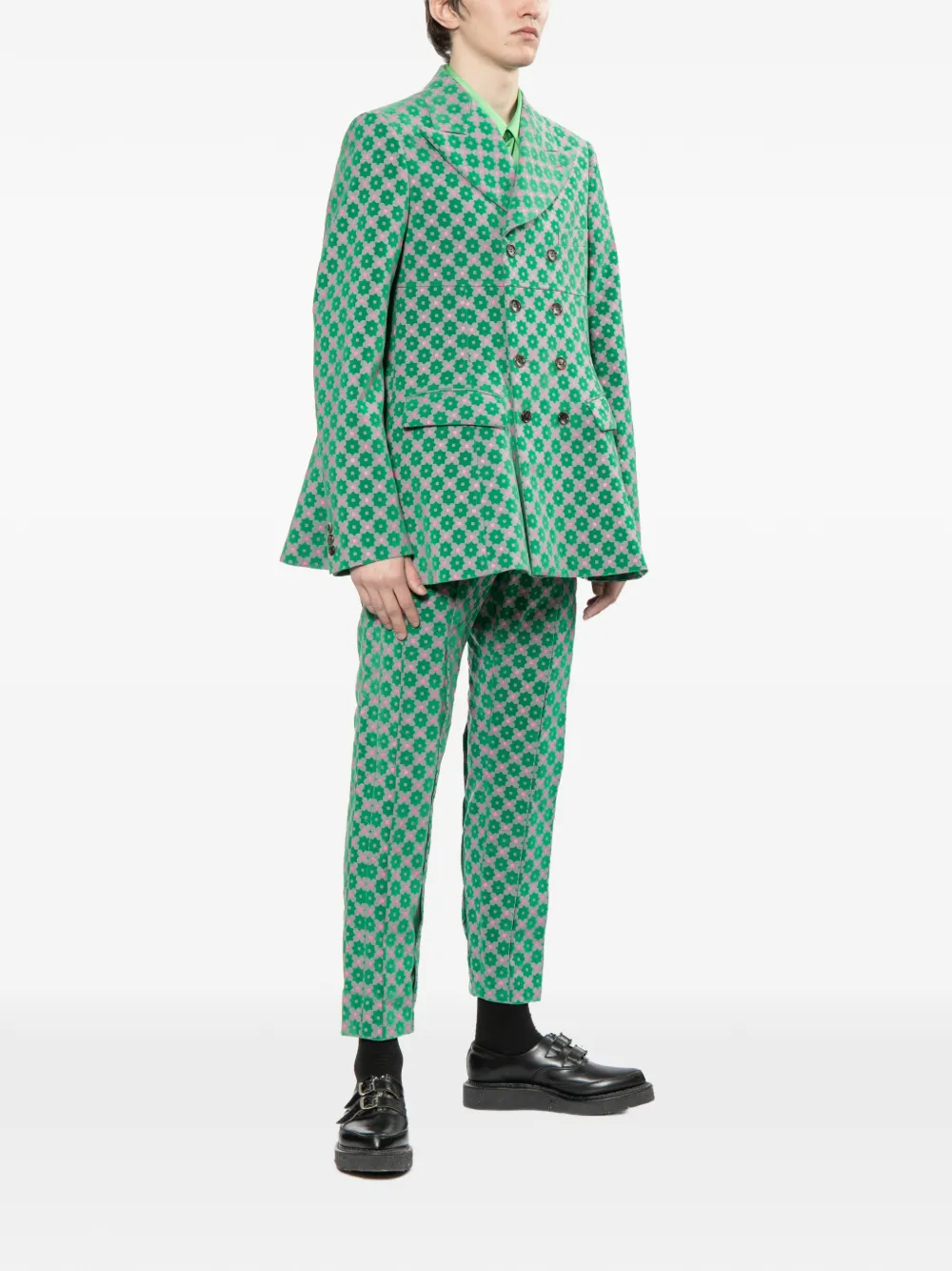 Comme des Garçons Homme Plus Overhemd met lange mouwen Groen