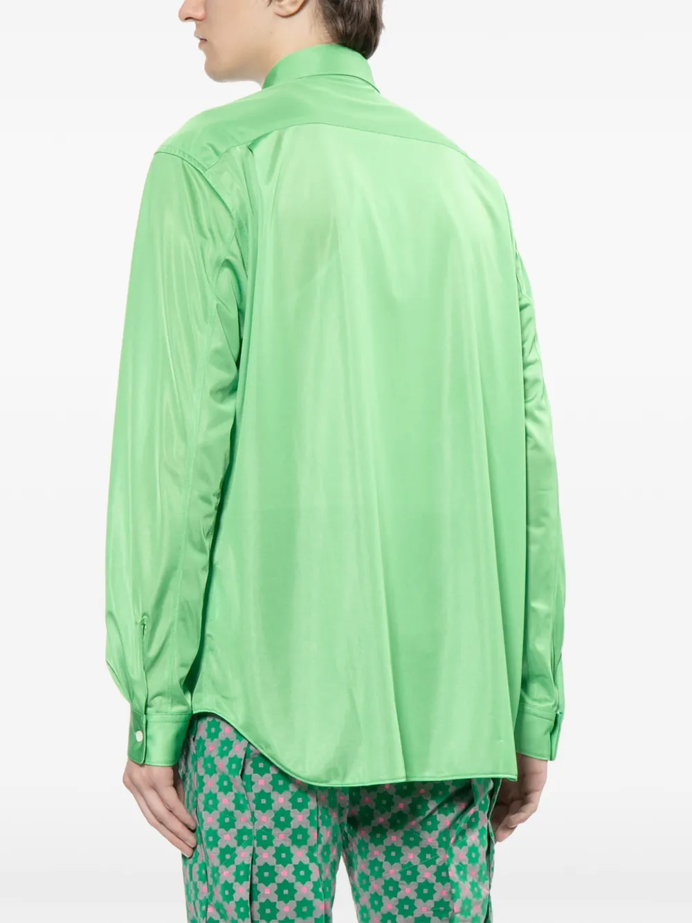 Comme des Garçons Homme Plus Overhemd met lange mouwen Groen