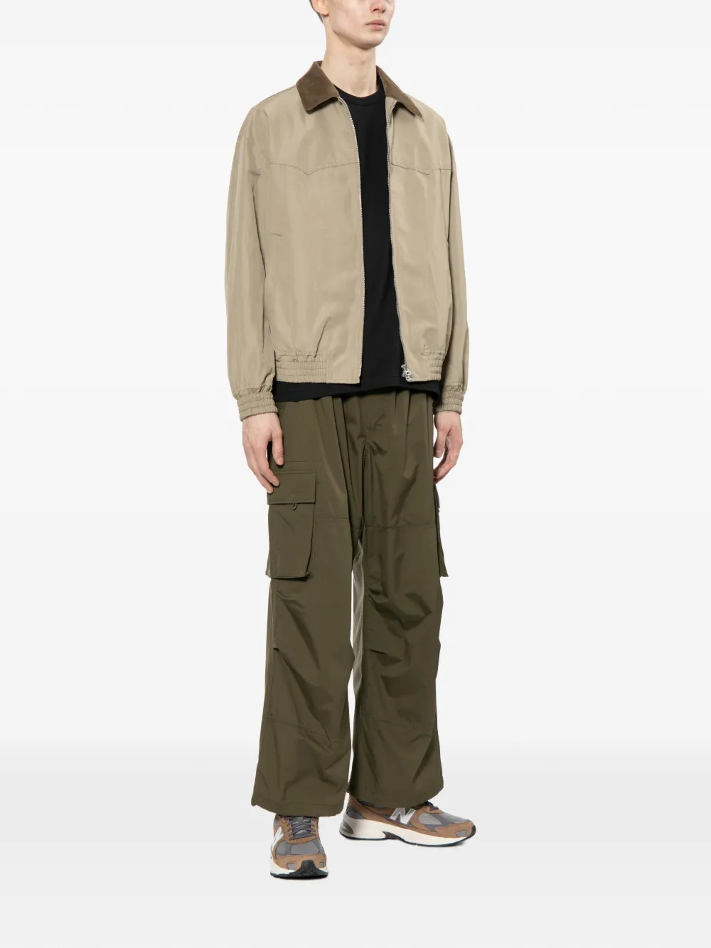  Comme Des Garçons Homme Cargo Trousers - Green 