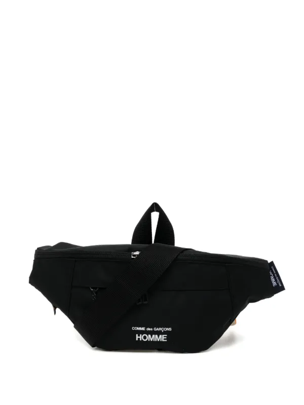 Comme Des Garçons Homme Buckled Belt Bag | Black | FARFETCH