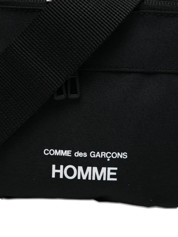 Comme Des Garçons Homme Buckled Belt Bag | Black | FARFETCH