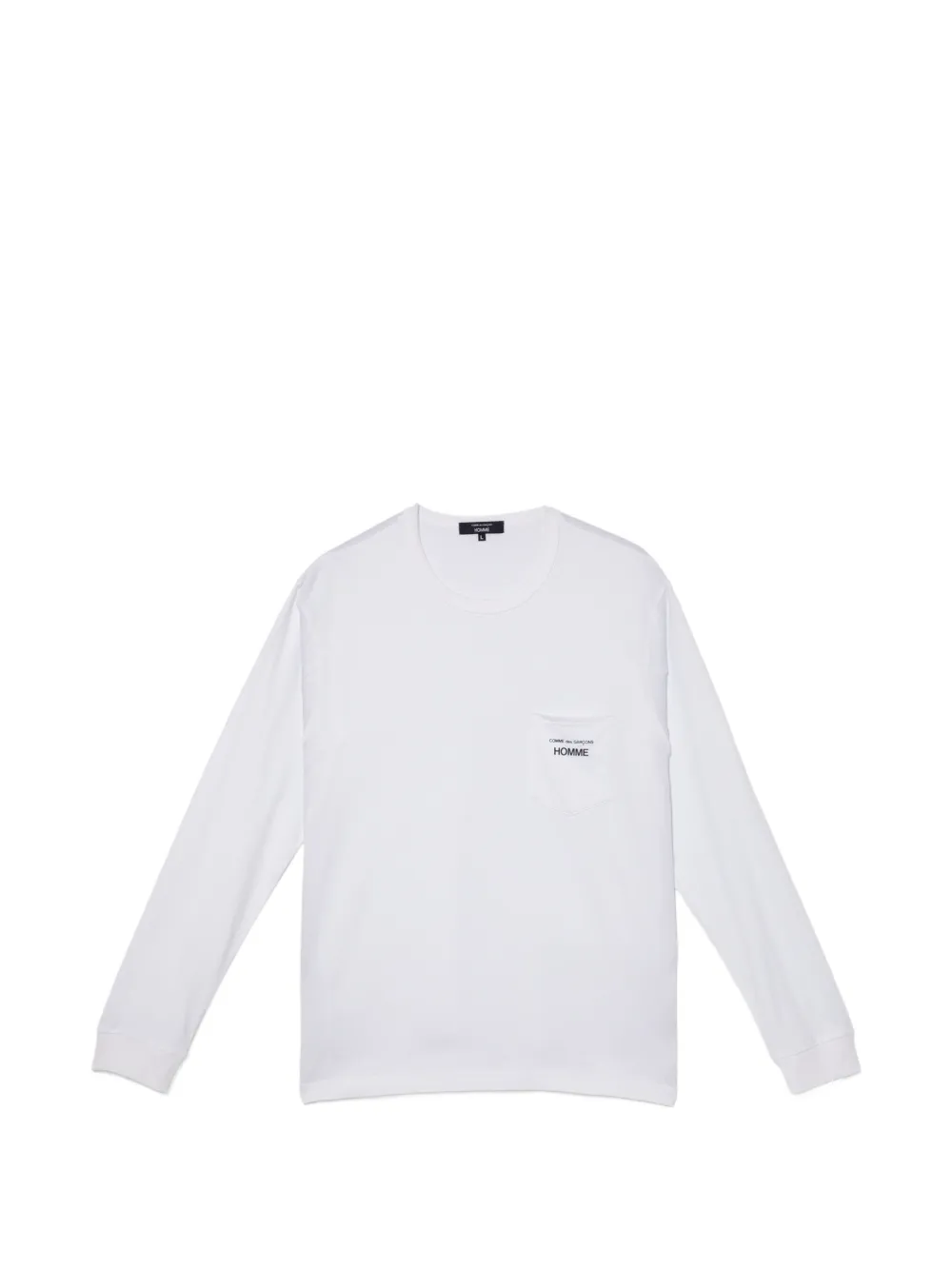 Comme des Garçons Homme T-Shirt mit Logo-Print - Weiß