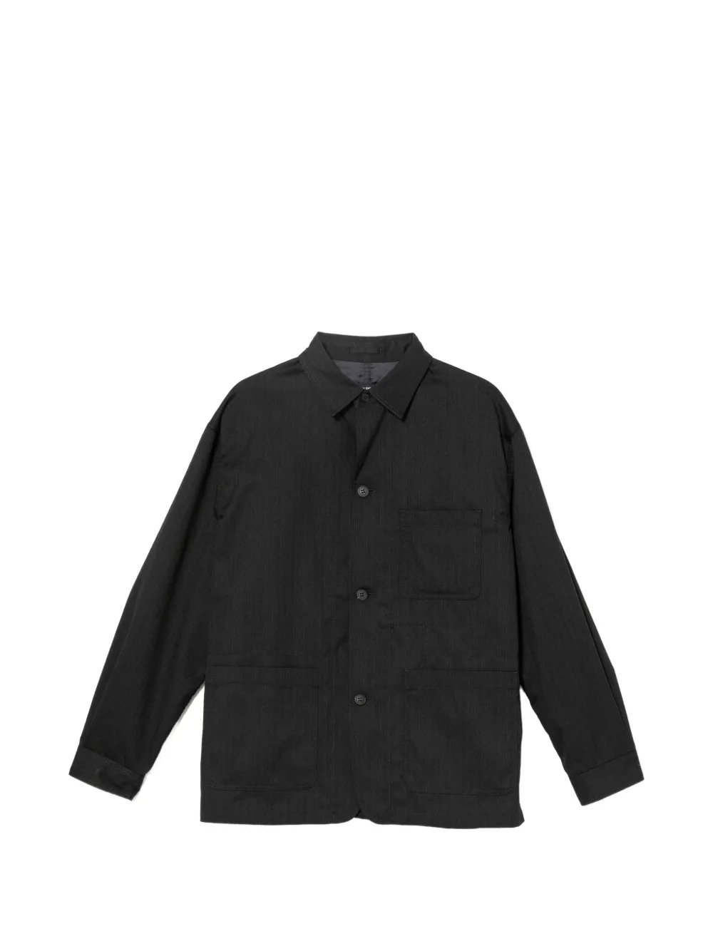 Comme des Garçons Homme Giacca-camicia in twill - Nero