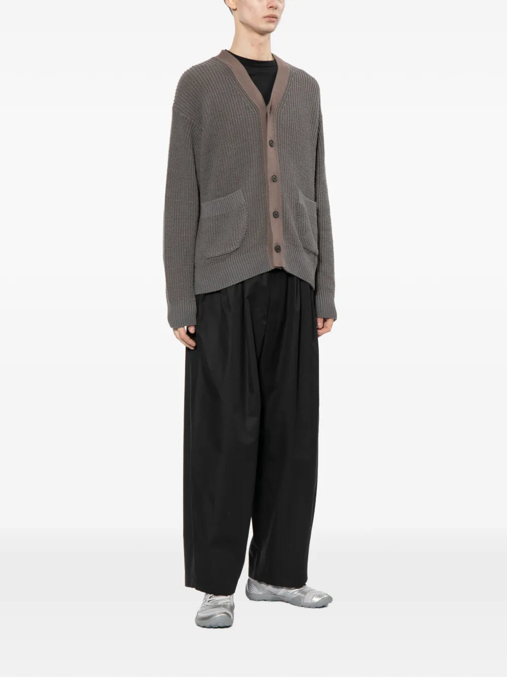  Comme Des Garçons Homme Chunky Cardigan - Grey 