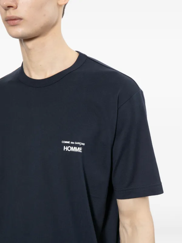 Comme Des Garçons Homme ロゴ Tシャツ | ブルー | FARFETCH JP