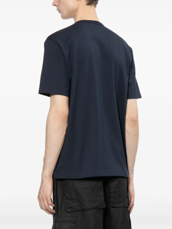 Comme Des Garçons Homme logo-print T-shirt | Blue | FARFETCH UZ