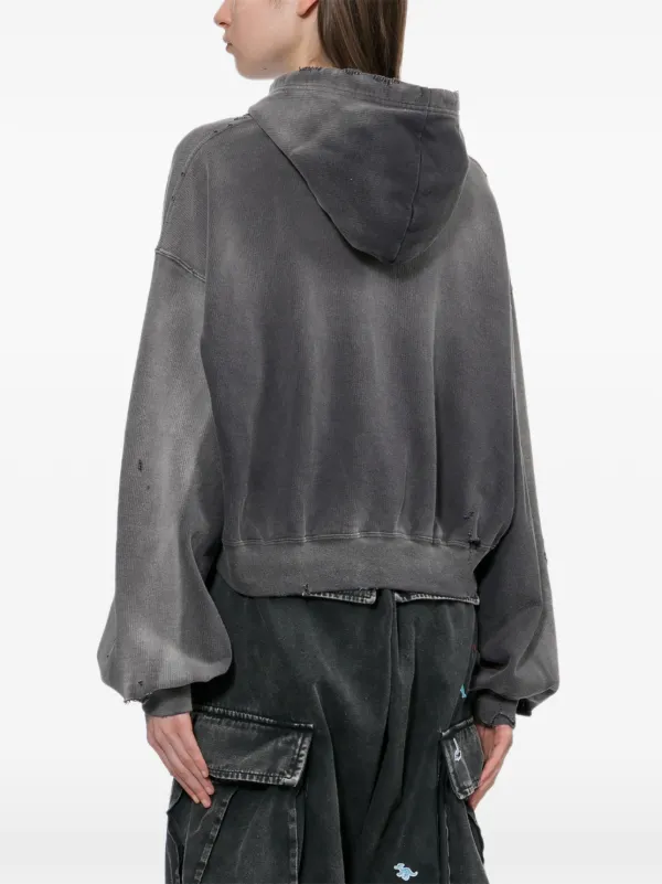 Maison MIHARA YASUHIRO Sun Faded Like Hoodie | Grey | FARFETCH