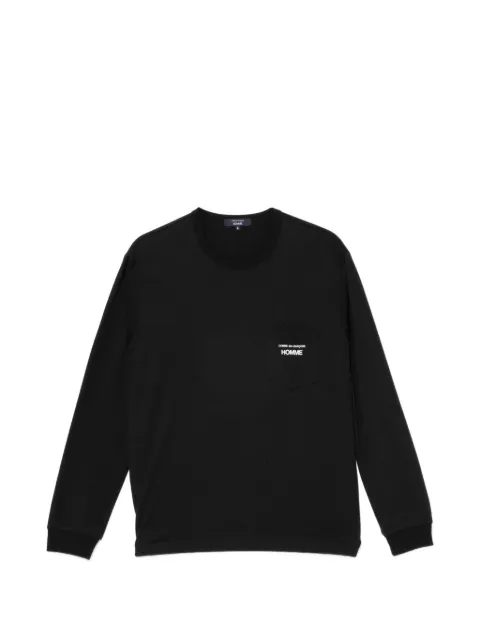 Comme des Garçons Homme playera con logo estampado
