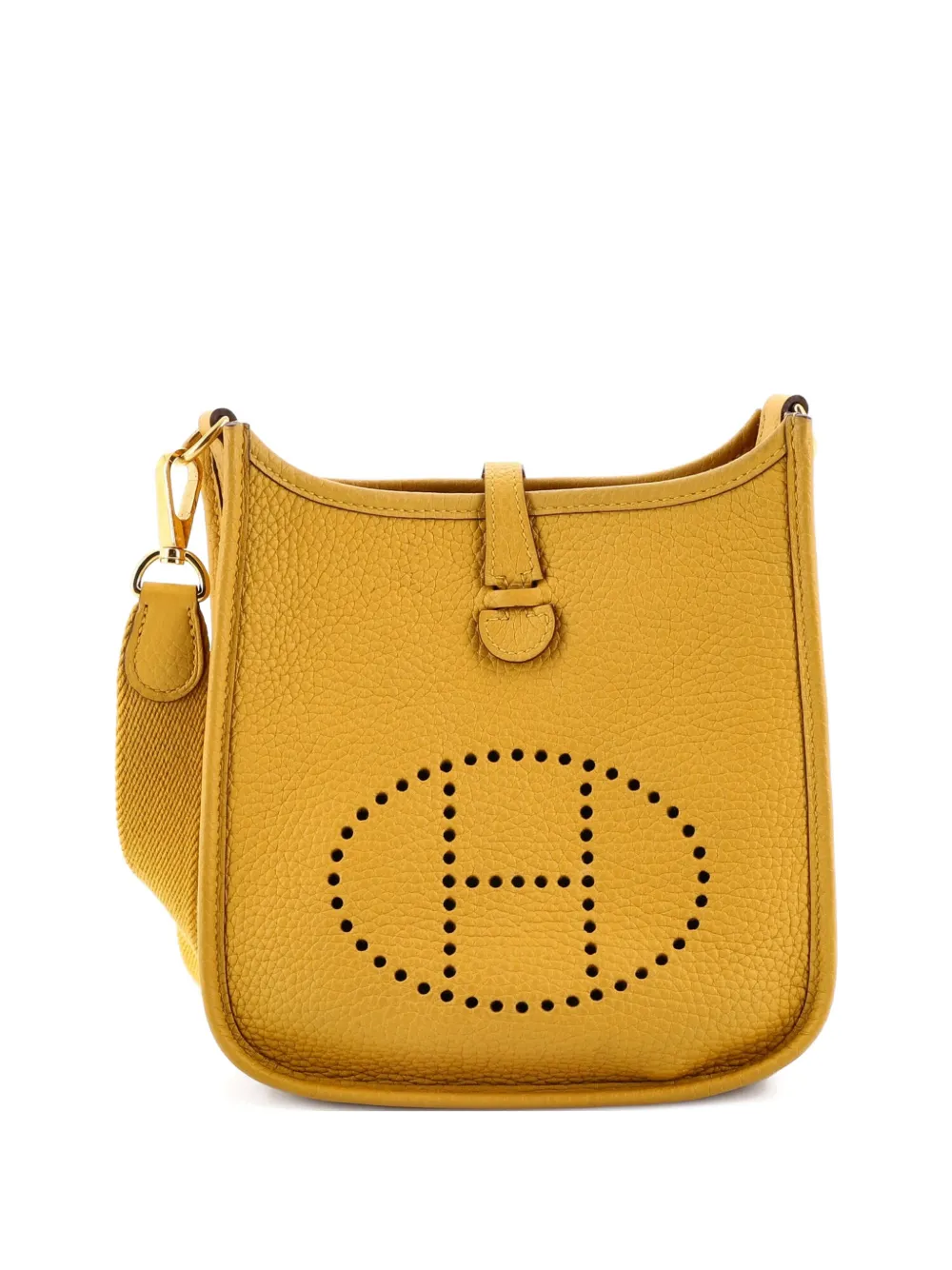 Hermès Pre-Owned Evelyne Bag Gen III Clemence TPM crossbody bag - Giallo
