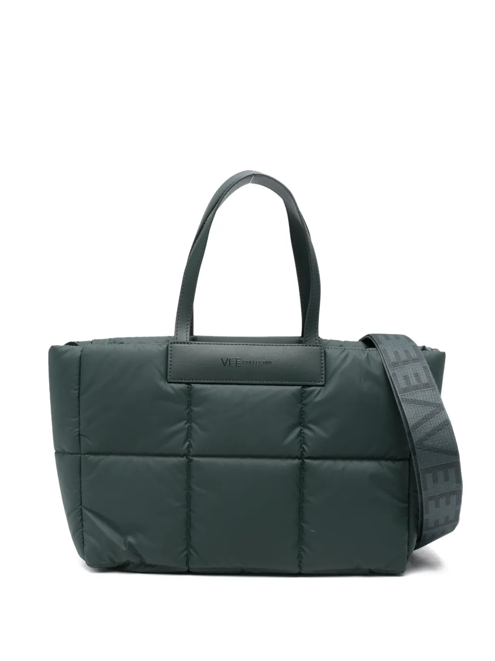 VeeCollective Porter Marché quilted tote bag - Verde