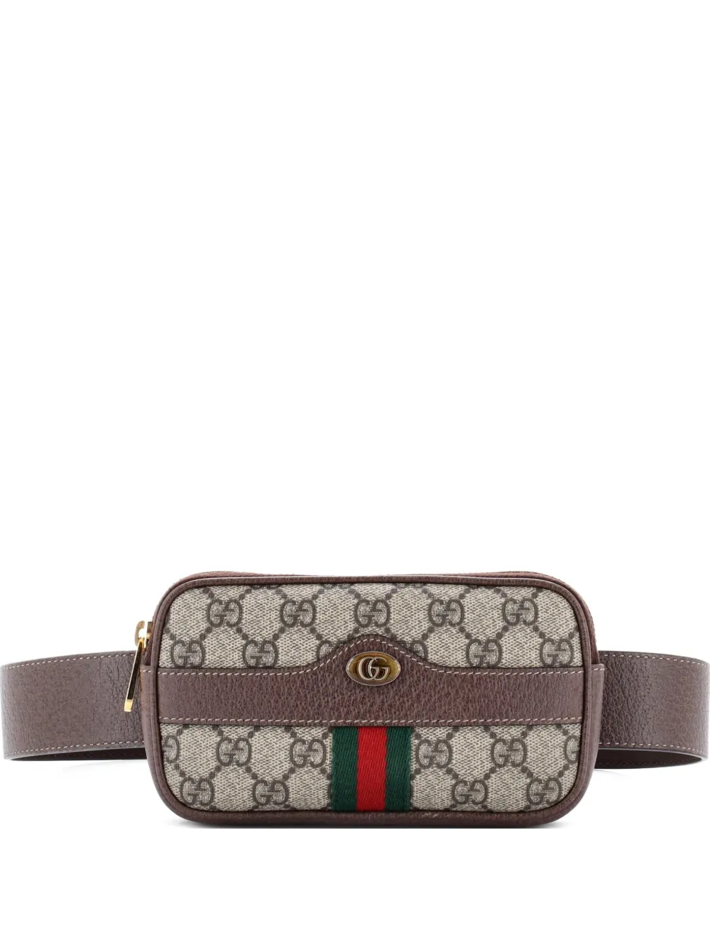 Gucci Pre-Owned Ophidia GG Coated Canvas Small belt bag - Marrone