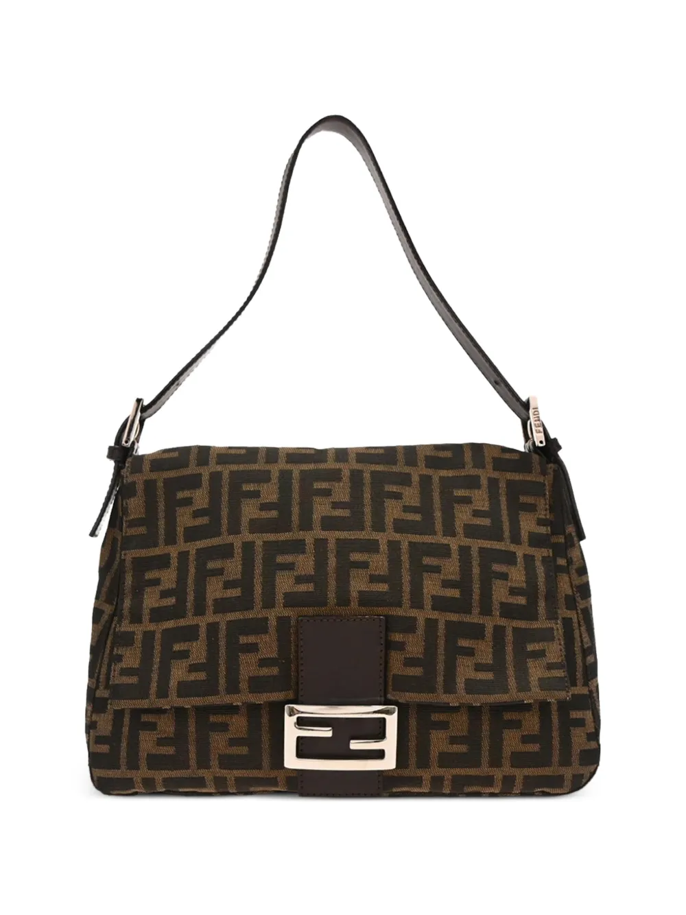 Fendi Pre-Owned Borsa a spalla Mamma Baguette 2001 - Marrone