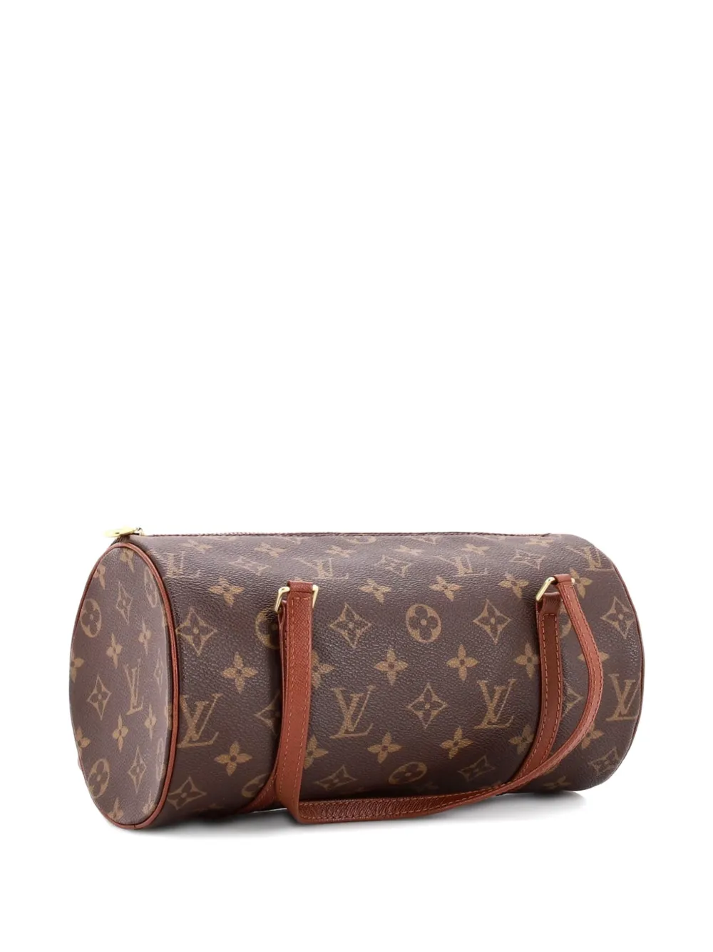 Papillon Handbag Monogram Canvas 26 Satchel
