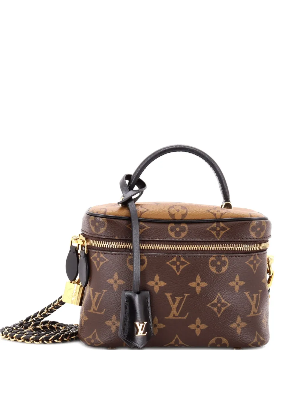 Louis Vuitton Pre-Owned Vanity Handbag Reverse Monogram Canvas PM satchel - Marrone
