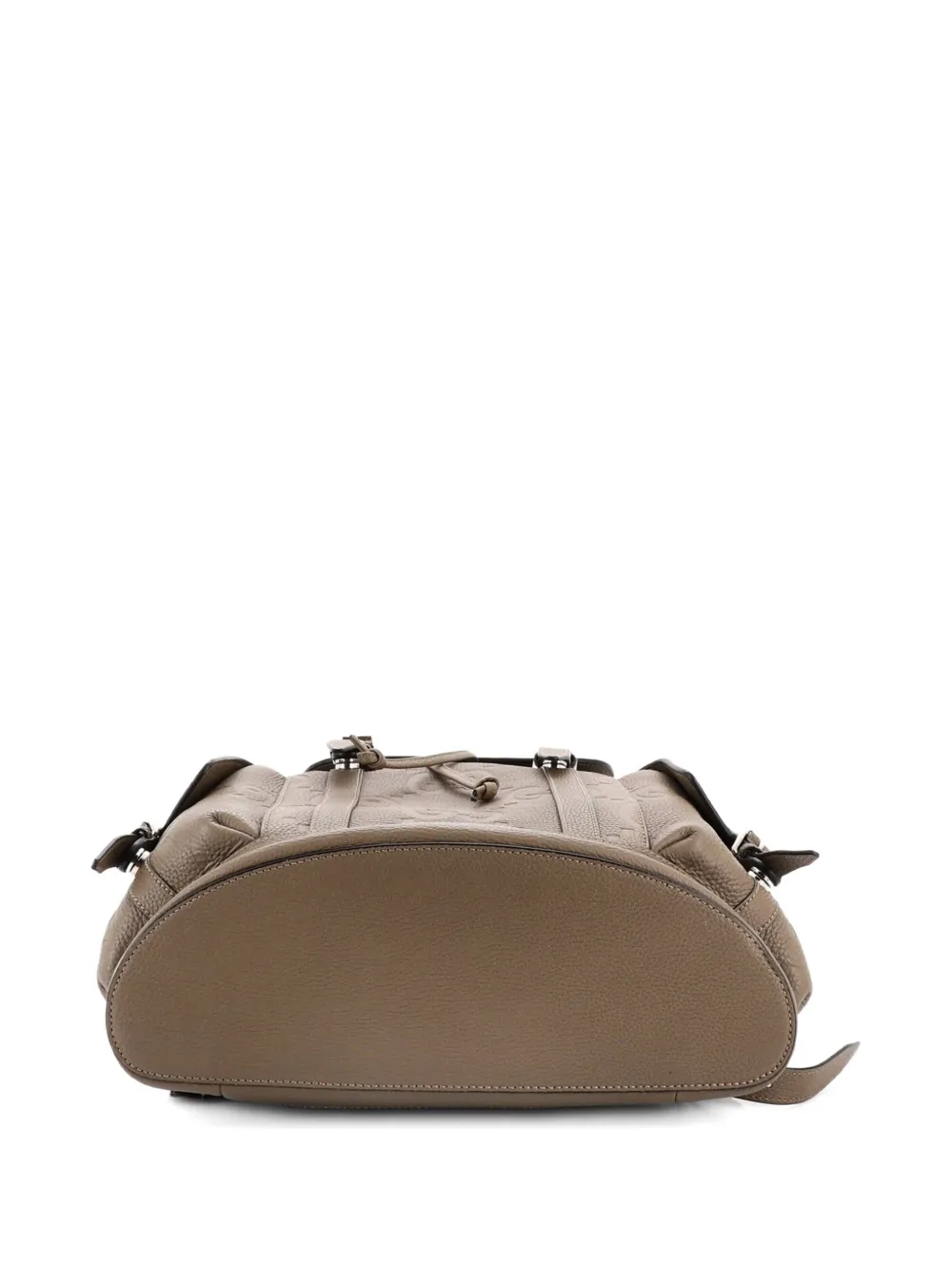 Double Pocket Belt Jumbo Gg Embossed Leather Large Backpack