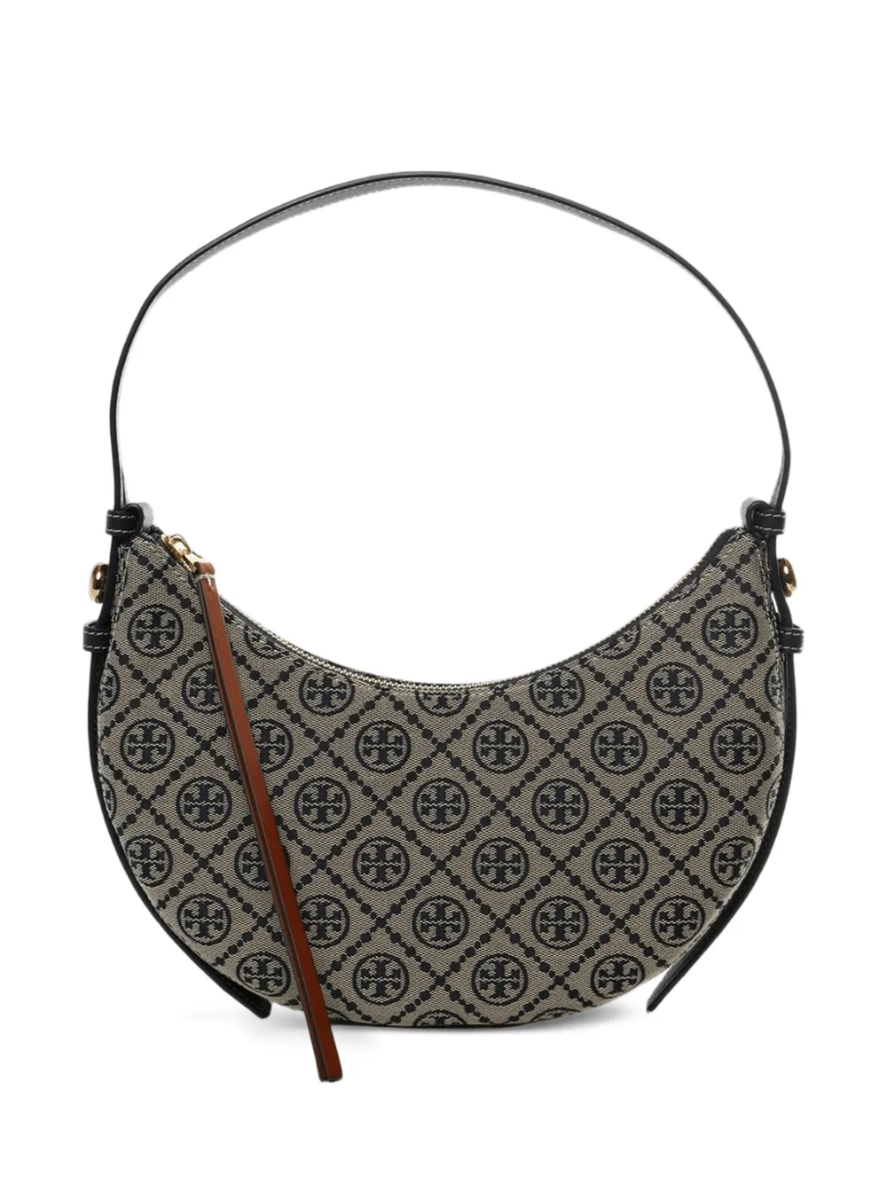 Tory Burch Romy Half Moon pattern shoulder bag - Toni neutri