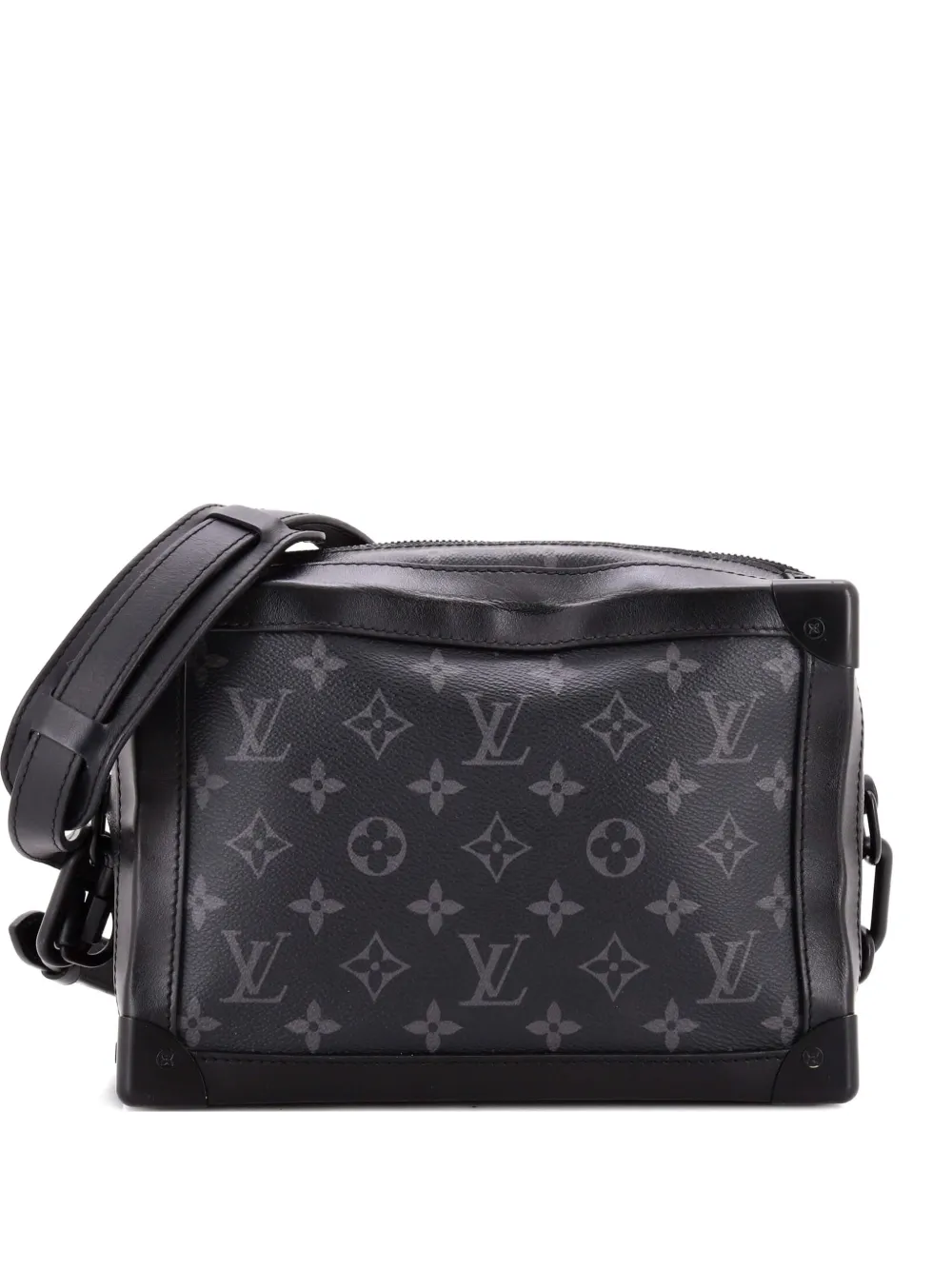 Louis Vuitton Pre-Owned Soft Trunk Bag Monogram Eclipse Canvas shoulder bag - Nero