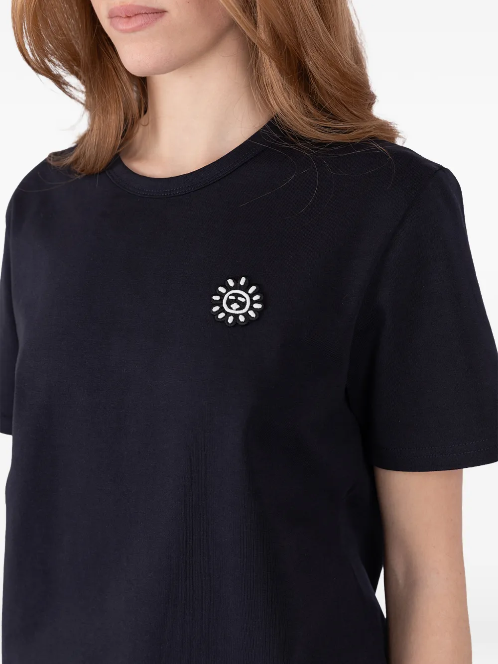 Société Anonyme Sunny T-shirt met patch Blauw