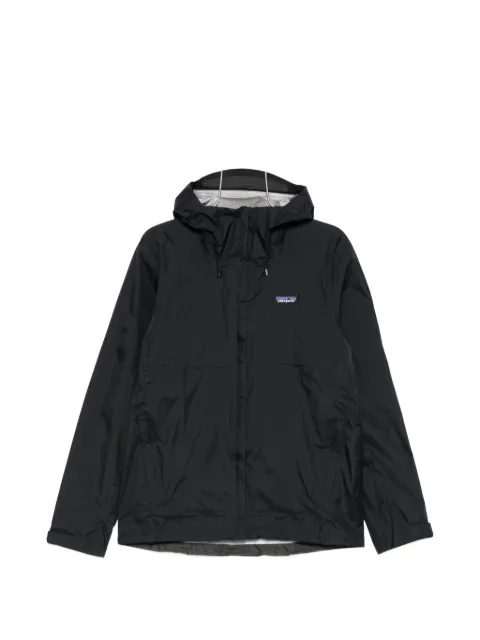 Patagonia logo-patch hooded jacket