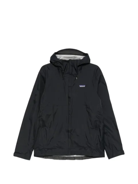 Patagonia logo-patch hooded jacket