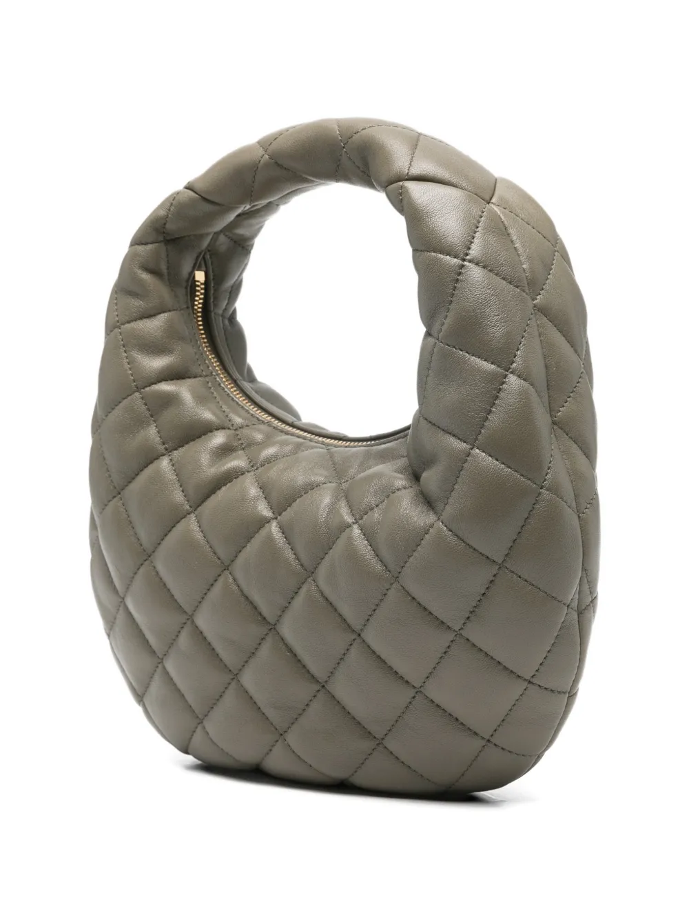 Saint Laurent Icarino in Quilted Nappa Tote Bag in Green, view 3